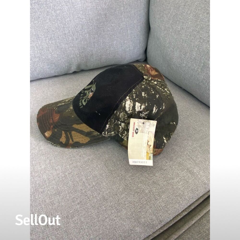 Mossy Oak Camo Embroidered Adjustable Cap Hat Unisex One Size - Picture 5 of 5